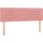 vidaXL Boxspringbett mit Matratze Rosa 140x200 cm Samt