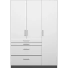 Rauch Eckschrank HOMBURG 253 x 197 x 163 cm Weiß/Grau