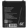 Green Cell Batterie 12 V 5 Ah schwarz