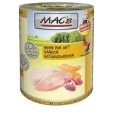 MAC's Huhn pur mit ganzen Geflügelherzen Nassfutter