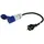 ChiliTec CEE auf Schutzkontakt-Stecker 0,35m 230V, Adapter Kupplung Schuko-Stecker 35cm