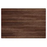 cover-your-desk.de Schreibtischunterlage abwaschbar – Braune Holzbretter – aus premium Vinyl – Made in Germany, (1 tlg) 60 cm x 40 cm
