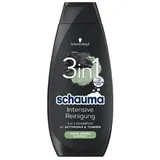 Schwarzkopf Schauma Shampoo 3 in 1 Intensive Reinigung Antibakteriell 400ml