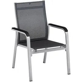 Kettler Basic+ Premium Stapelsessel 66 x 68 x 67 cm silber