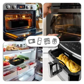 Duronic Silikonform für Airfryer AFL2 BPA-frei 32,5 x 21,5 x 9,5 cm