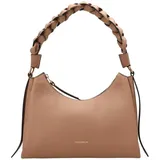 Coccinelle Schultertasche Boheme Grana Double Shoulder Bag M Skin / Gazpacho