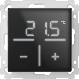 Homematic IP Glas-Wandthermostat mit CO2-Sensor Raumthermostat