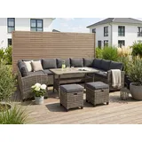 Konifera Rotterdam Loungeset grau