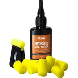 Gewo HydroTec Tischtennis Kleber auf Wasserbasis - ITTF zugelassener Belagkleber für Tischtennisschläger, lösungsmittelfreier Kleber für alle TT-Beläge, mit Klammer und Applikatorschwämmen, 37 ml