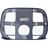 Best Sporting Pop up Tor 2 in 1 mit Tornetz und Torwand Farbe Blau/Grau