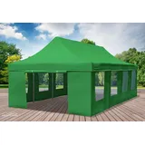 Faltpavillon Faltzelt Pavillon 4x8 Grün Gartenzelt Klappzelt Wasserdicht