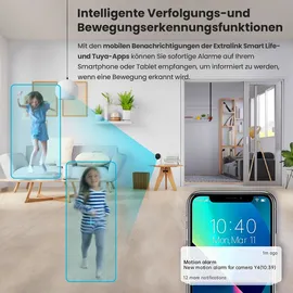 Extralink Smart Life HomeEye Überwachungskamera 4MP Weiß