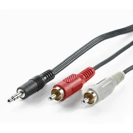 Value Audiokabel 11.99.4341 3,5mm Klinken-Stecker / 2x Cinch-Stecker 1,5m (11.99.4341)