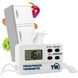 Digital Gefrierschrank oder Kühlschrank Thermometer mit Alarm-Funktion und ma...