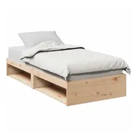 VidaXL Tagesbett ohne Matratze 100x200 cm Massivholz Kiefer
