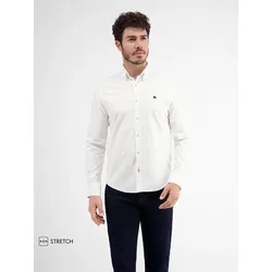 Oxfordhemd, unifarben - White - XL