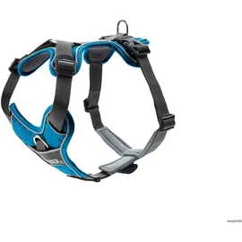 Hunter Divo Hundegeschirr hellblau/grau S-M