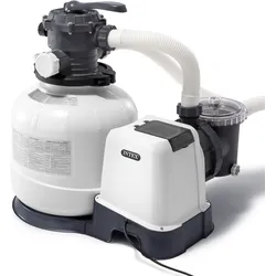 Schwimmen Sandfilter 10500 L/h - Krystal Clear weiß WEISS No Size