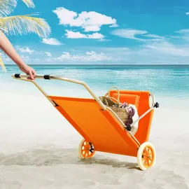 CASARIA Sonnenliege Klappbar 115 x 60 x 30 cm Orange