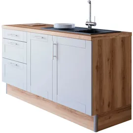 kochstation Küchenzeile KS-Ahus 180 cm grau