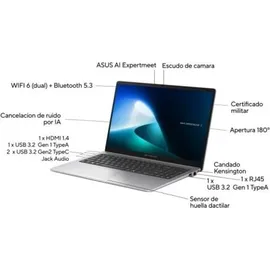 Asus ExpertBook P1 15,6" Intel Core i5-13420H 16 GB RAM 512 GB SSD Win11 Pro