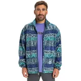 QUIKSILVER Global Heat", Polar Fleecejacke silver gray global ht str Gr. M,