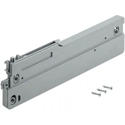 Türdämpfer FORTE, grau, B:28,9cm H:1,5cm T:10,6cm, Kunststoff, Türdämpfer, Türstopper Set, Dämpfung, robustes Material, einfache Montage