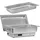 Mahlzeit elektrischer Edelstahl Chafing Dish mit GN 1/1 Behälter, 9 Liter, bis 80°C mit Display - Mahlzeit