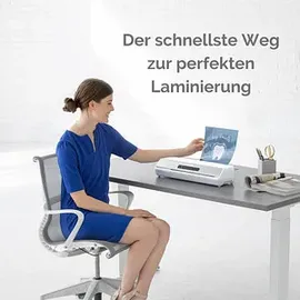 Fellowes A3 Laminiergerät bis DIN A3 + 100 Laminierfolien, DIN A4, 80 micron, glänzend