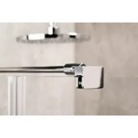 Dusbad Vital 2 Duschkabine mit Drehtür rechts 75 x 107 cm blau ESG-Glas