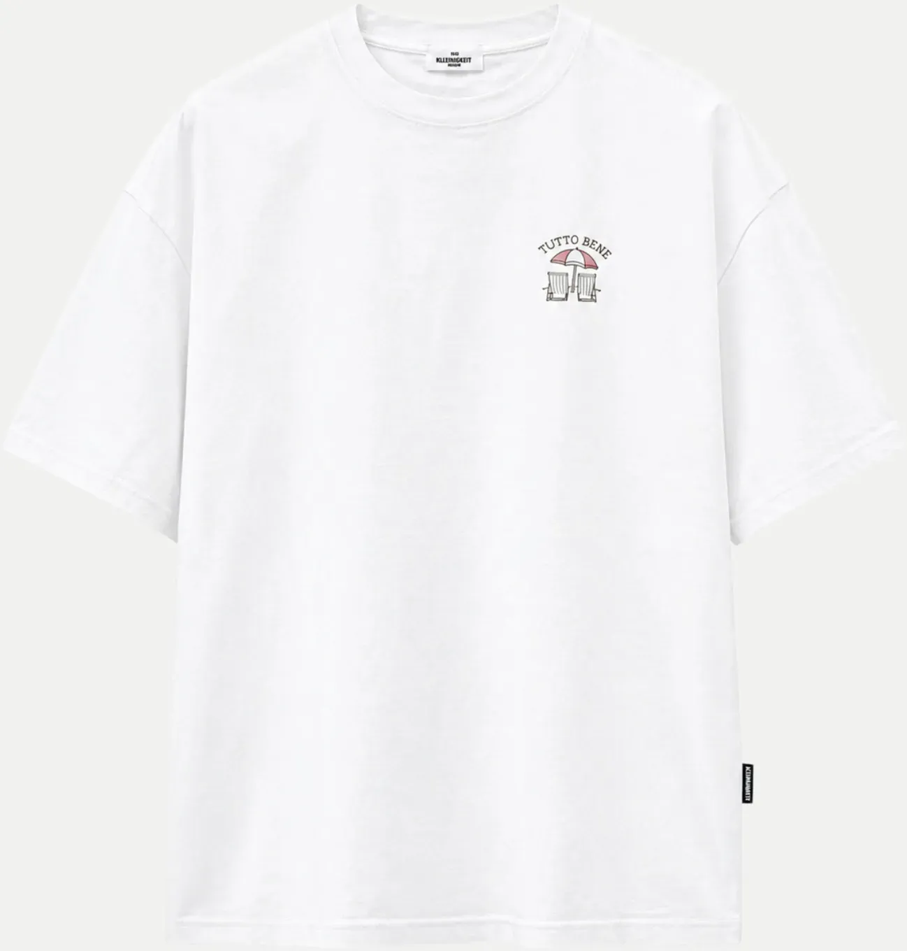 T-Shirt Big Grande Spiaggia Shirt Weiß M