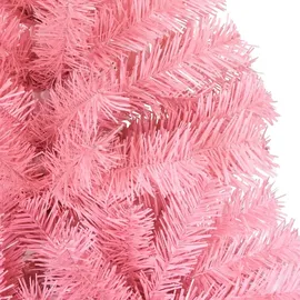 vidaXL Künstlicher Weihnachtsbaum mit Ständer Rosa 150 cm PVC