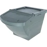 Kerbl Futterbox mit Deckel, (40l) – Grau × 40L