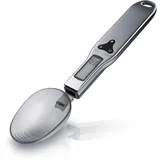 Arendo - Löffelwaage digital – 1 bis 500 g – Tara – Hold Nullstellung – Feinwaage Auflösung 0,1 g – Batterieanzeige – Energiesparfunktion – Einheiten g, oz, gn, ct - Küchenwaage