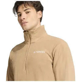 adidas Multi Essentials Fleece Mit Halbem Reißverschluss - Cardboard - L