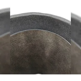 Jelenia Plast Rillentopf Ø 27,5 x 43,5 cm anthrazit