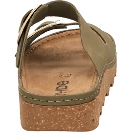 ROHDE Damen Pantolette Leder Zweischnaller mit Plateausohle Alassio 6229, Größe:42 EU,
