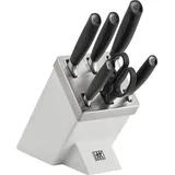 Zwilling All Star Messerblockset schwarz, Weiß