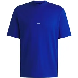 HUGO BOSS T-Shirt mit Label-Badge Modell 'Nieros', blau S