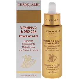 L'Erbolario Vitamin C & 24K Gold Gesichtsserum 30 ml