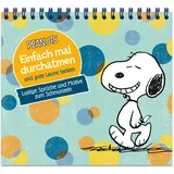 LINGEN Peanuts - Einfach mal durchatmen und gute Laune tanken - Lustige Sprüche und Motive zum Schmunzeln