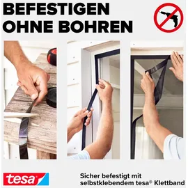 Tesa Insektenschutzvorhang 100 x 220 cm Anthrazit