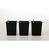 Vivanno 29 x 29 x 32 cm Schwarz Komplettset