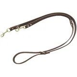Heim Hunde-Vorführleine Softleder Breite 20 mm Länge 240 cm Braun
