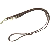 Heim Hunde-Vorführleine Softleder Breite 20 mm Länge 240 cm Braun