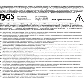 BGS Scheibenwischerarm-Abzieher 7798 mehrfarbig