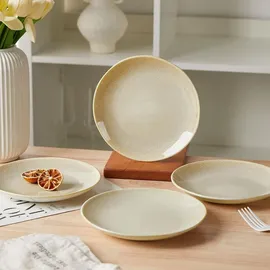JIWOO Dessertteller Ø19,5 cm Braun 4er Set