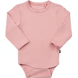 MINYMO - Langarm-Body BAMBOO – MINY BASIC in misty rose, Gr.86