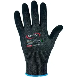 optiflex Schnitthandschuh Comfort Cut Gr.10 schwarz meliert/schwarz EN 388 PSA II 12 PA