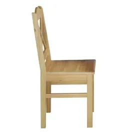 Erst-Holz Küchenstuhl Massivholzstuhl Esszimmerstuhl Kiefer 2x Stühle 90.71-20-D